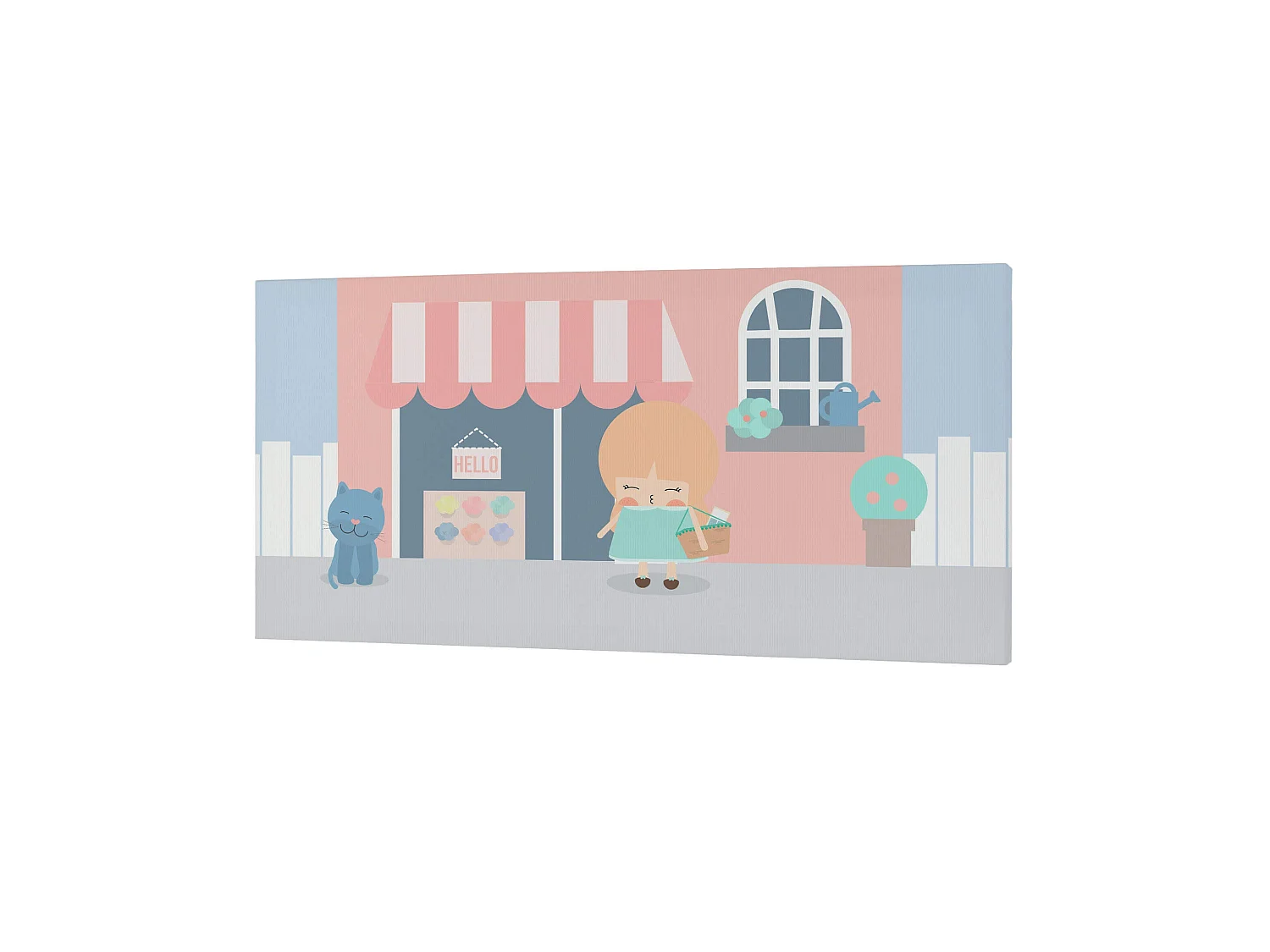Wandkunst 27x54 cm Neighbourhood
