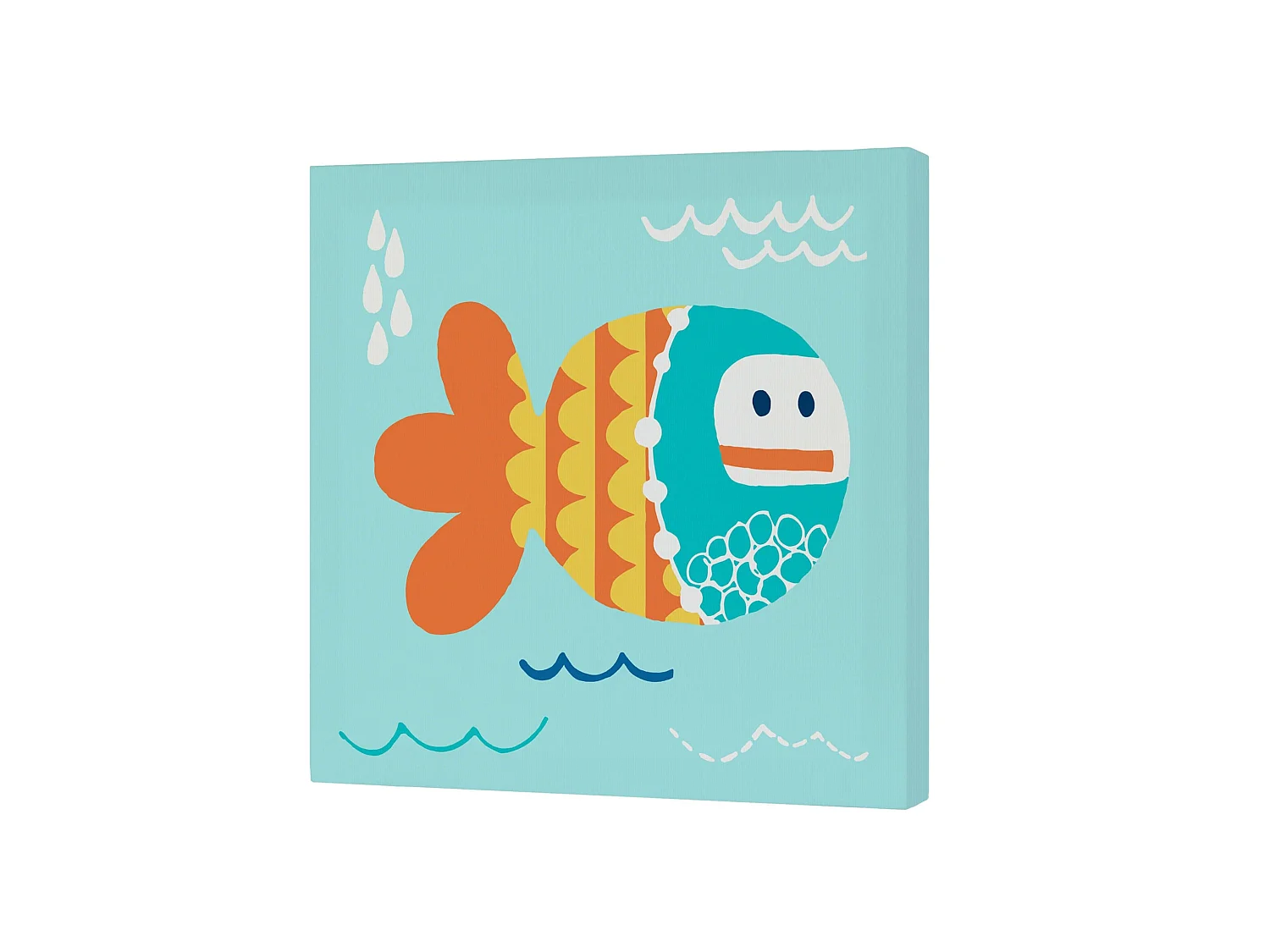Toile 27x27 cm Sea life
