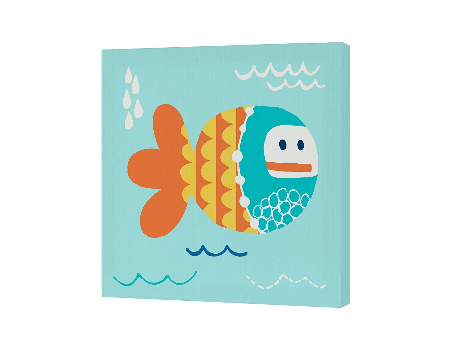 Toile 27x27 cm Sea life