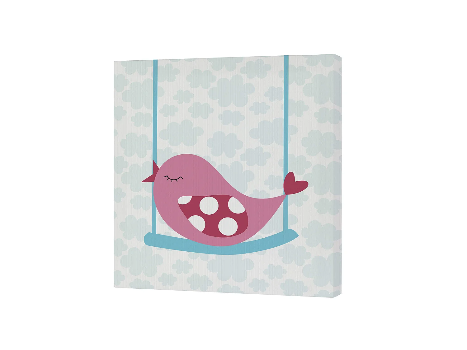 Toile 27x27 cm Little birds