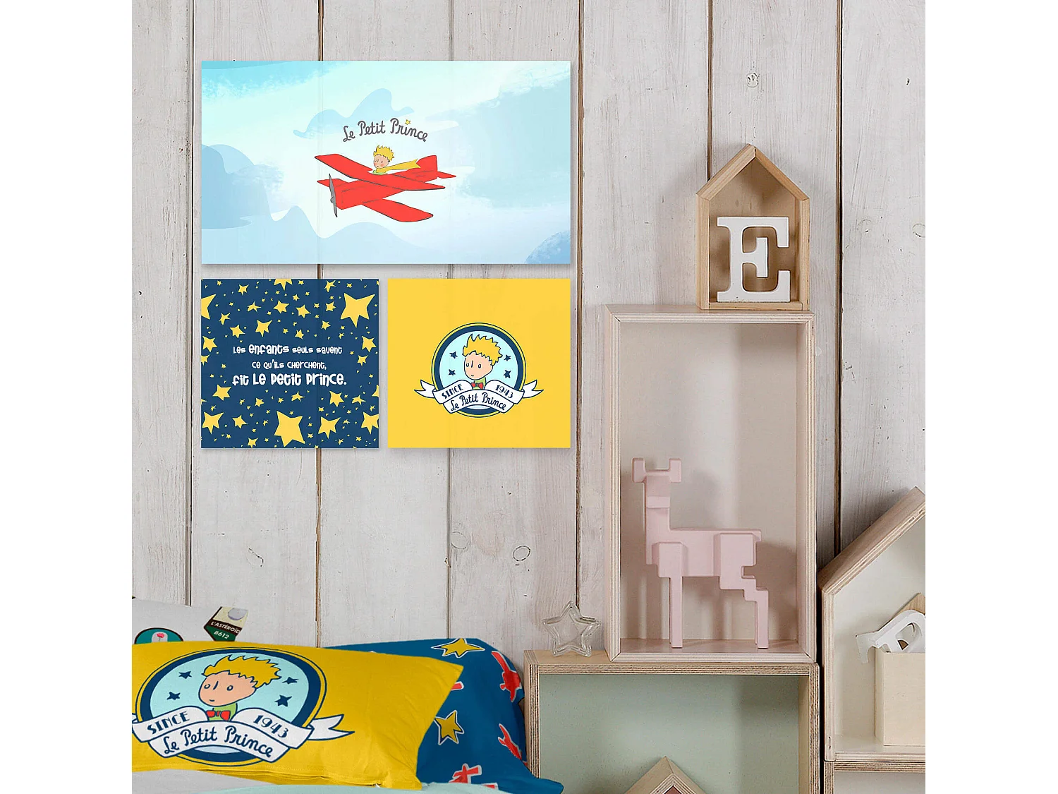 Wandkunst 27x27 (B) cm Son avion