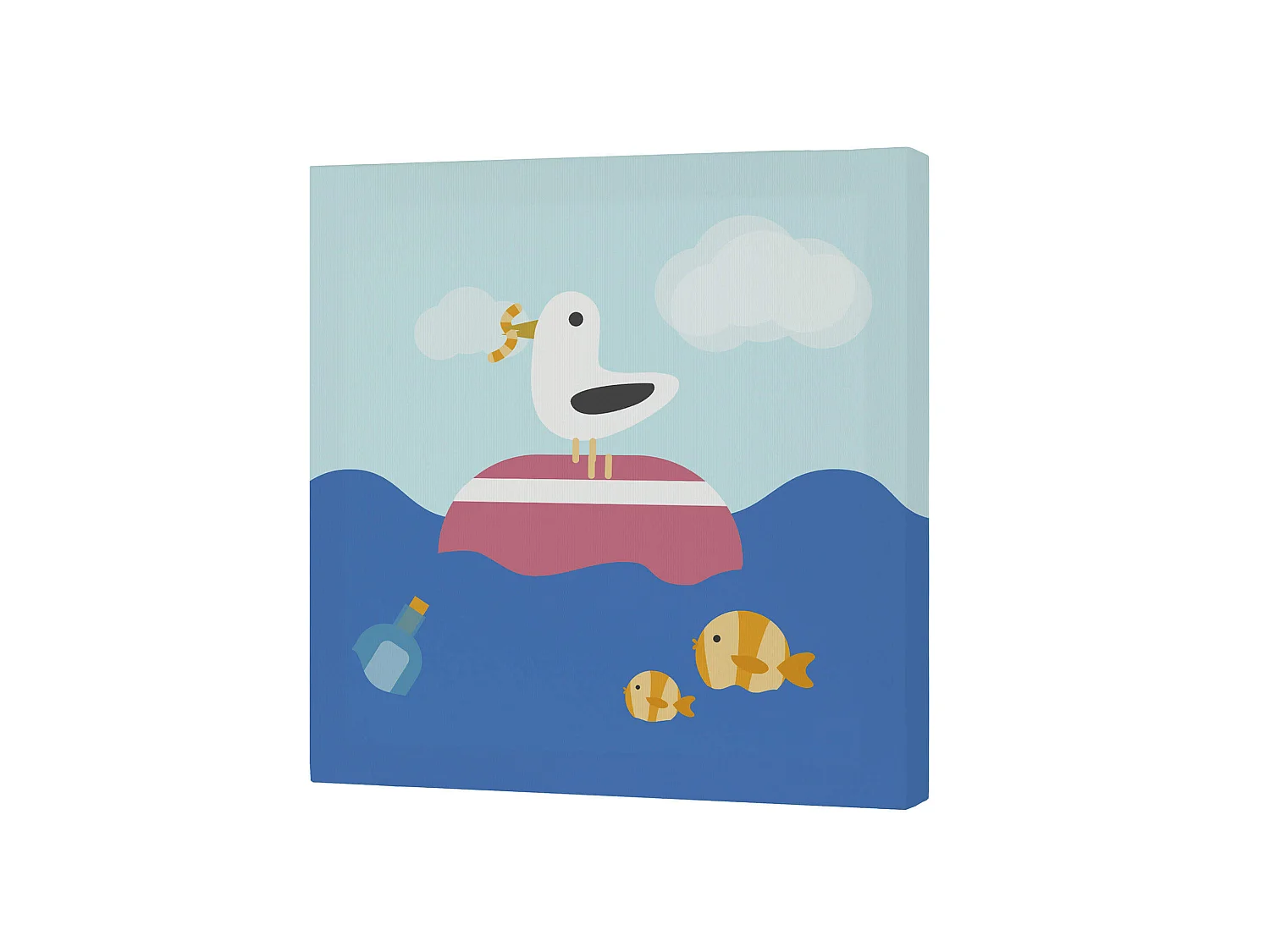 Wandkunst 27x27 (B) cm Yellow submarine