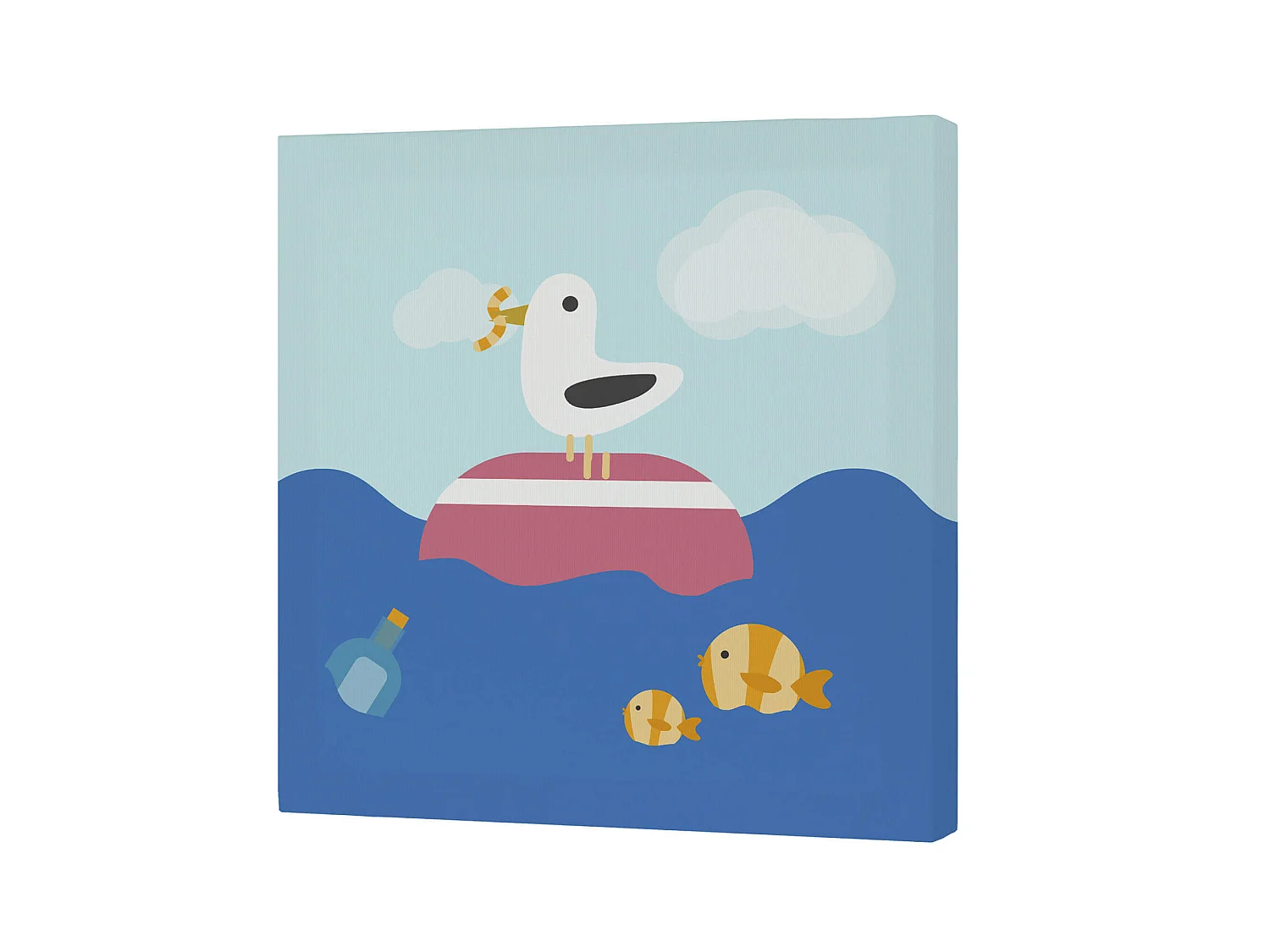 Wandkunst 27x27 (B) cm Yellow submarine