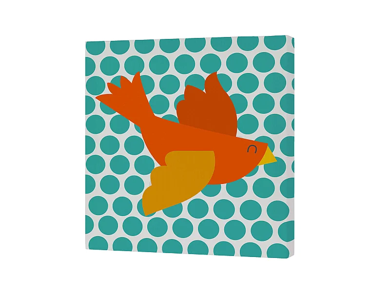 Wandkunst 27x27 cm Zoo