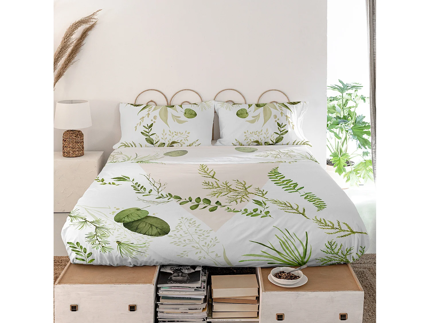 Sabana Cama 150/160 (240x270 cm) Herbal