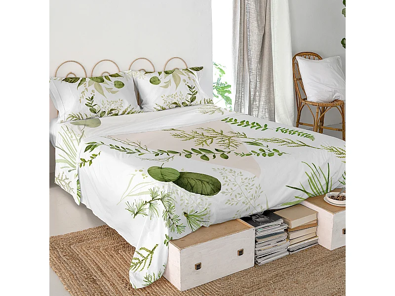 Sabana Cama 150/160 (240x270 cm) Herbal