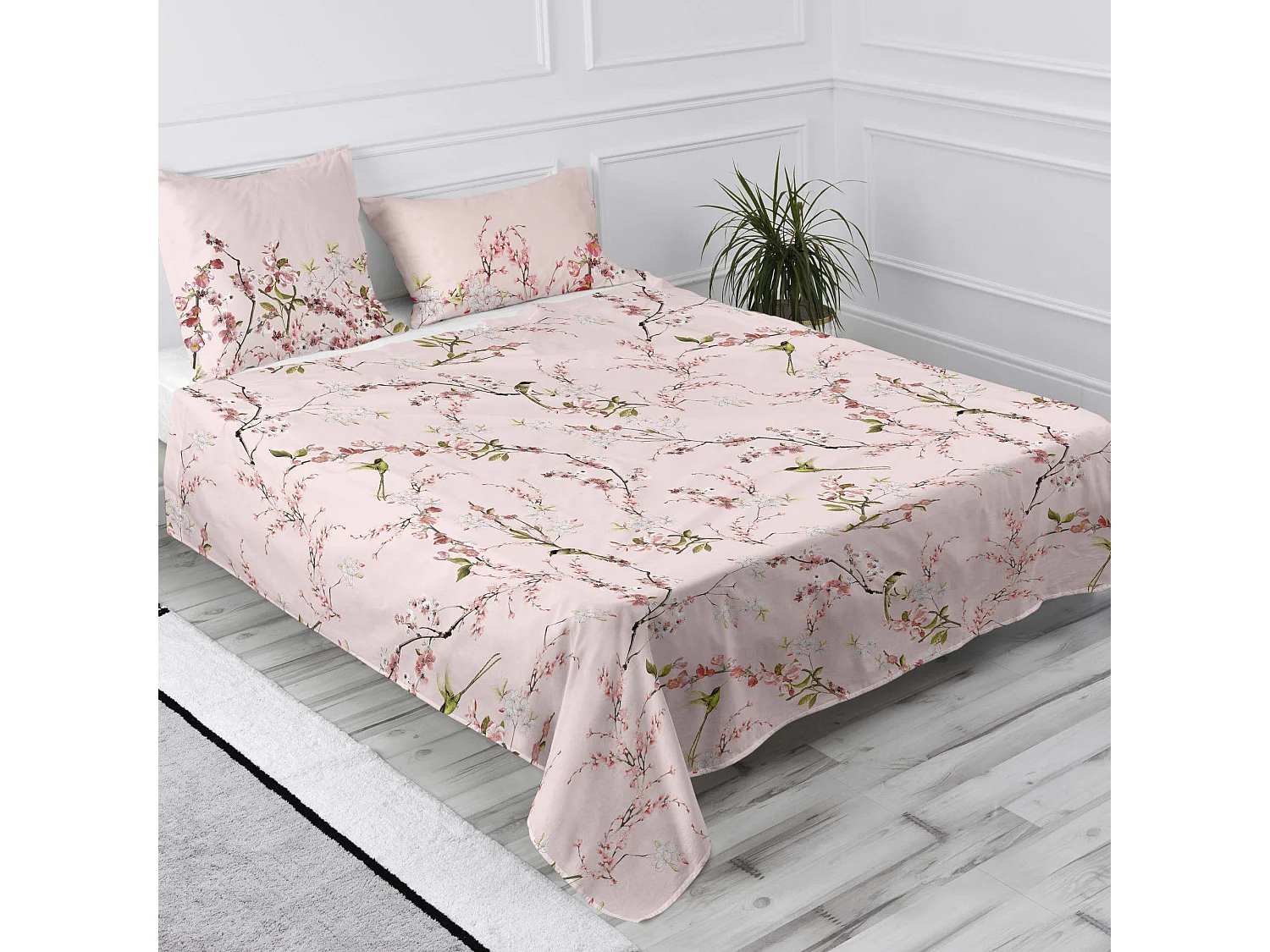 Drap 240x270 cm Chinoiserie rose