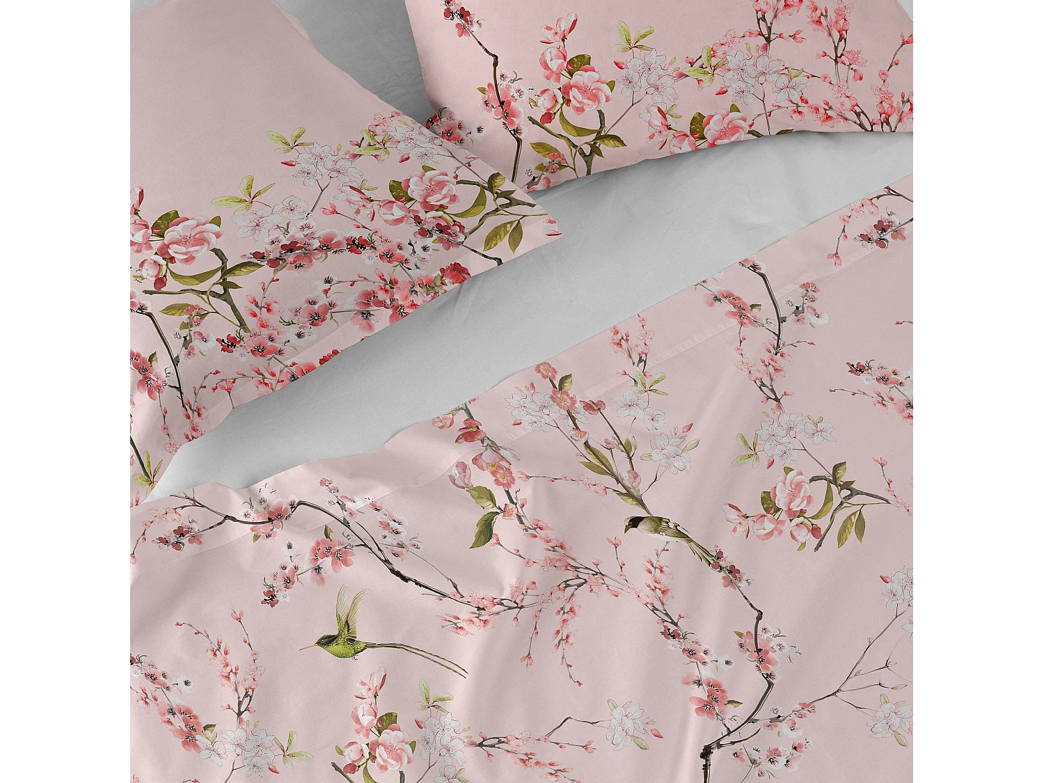 Drap 240x270 cm Chinoiserie rose