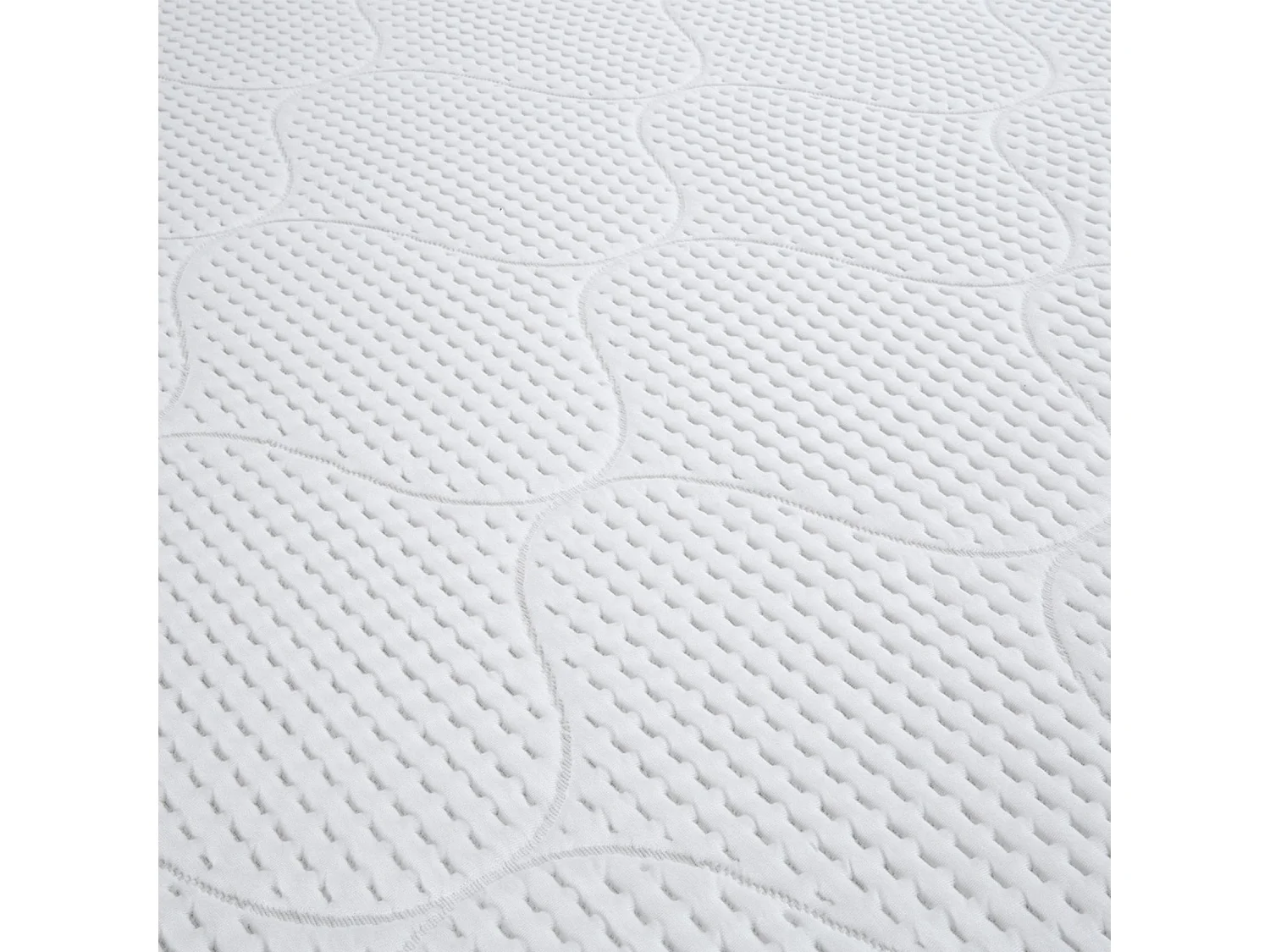 Ensemble matelas à mémoire de forme ferme + sommier en bois