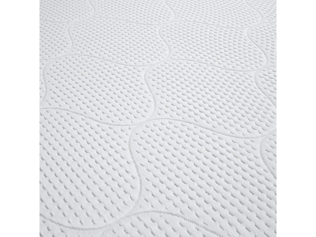 Ensemble matelas à mémoire de forme ferme + sommier en bois