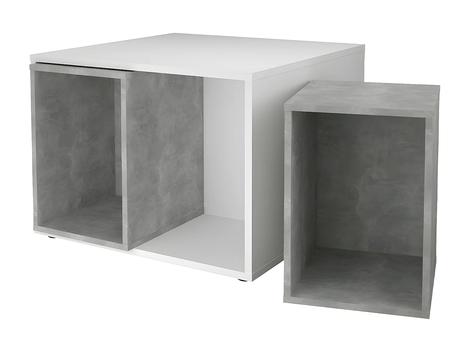 Table basse avec 4 compartiments amovibles Joker 1 - L71,5 x H50 cm