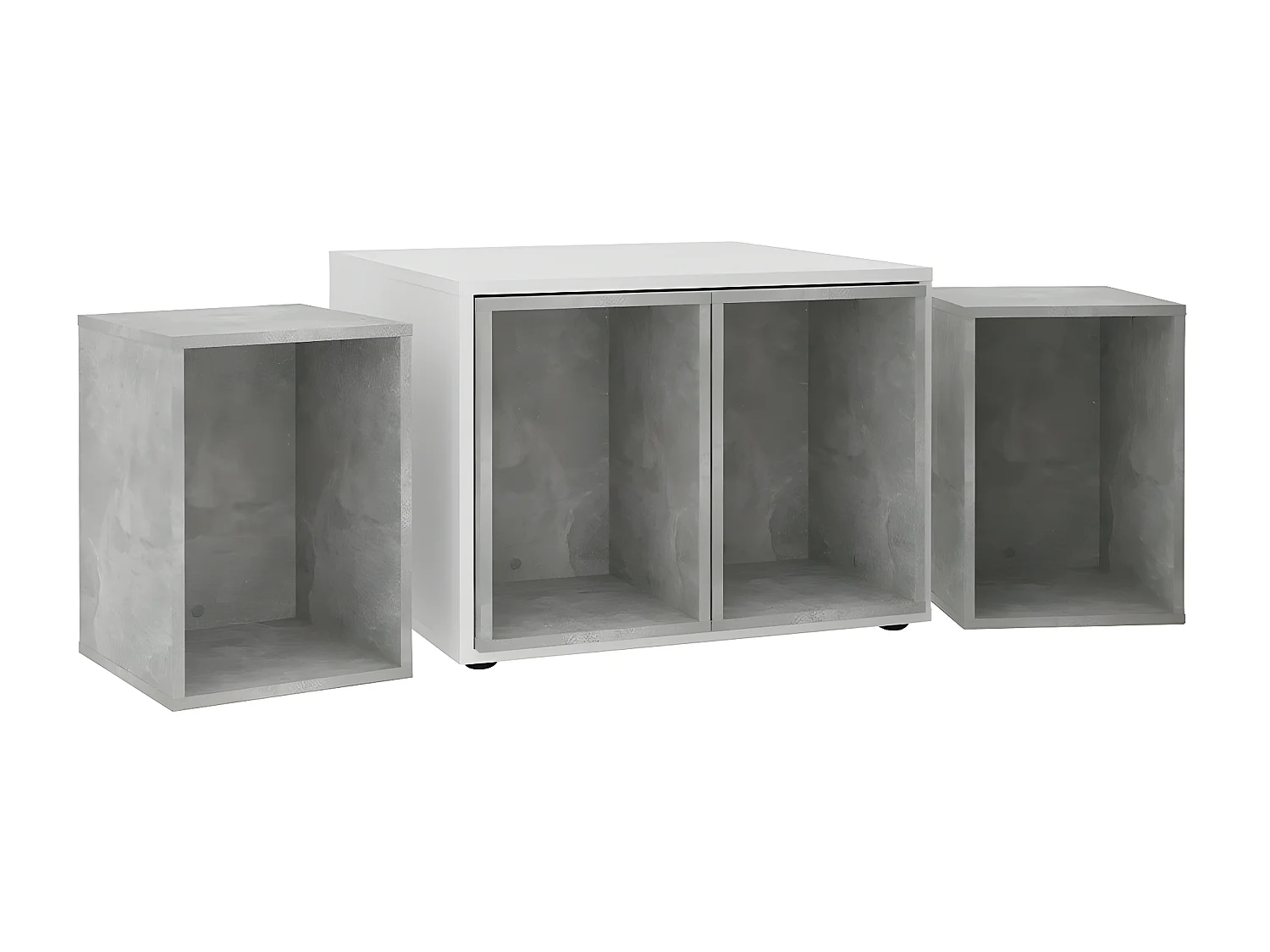 Table basse avec 4 compartiments amovibles Joker 1 - L71,5 x H50 cm