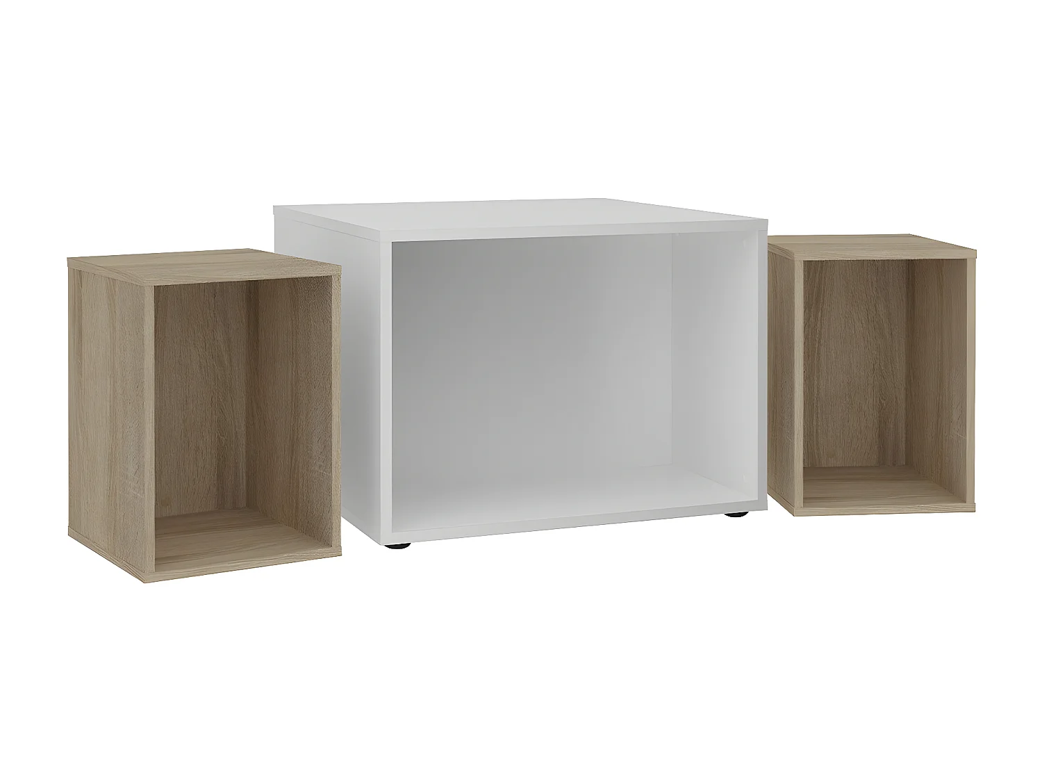 Table basse avec 4 compartiments amovibles Joker 1 - L71,5 x H50 cm