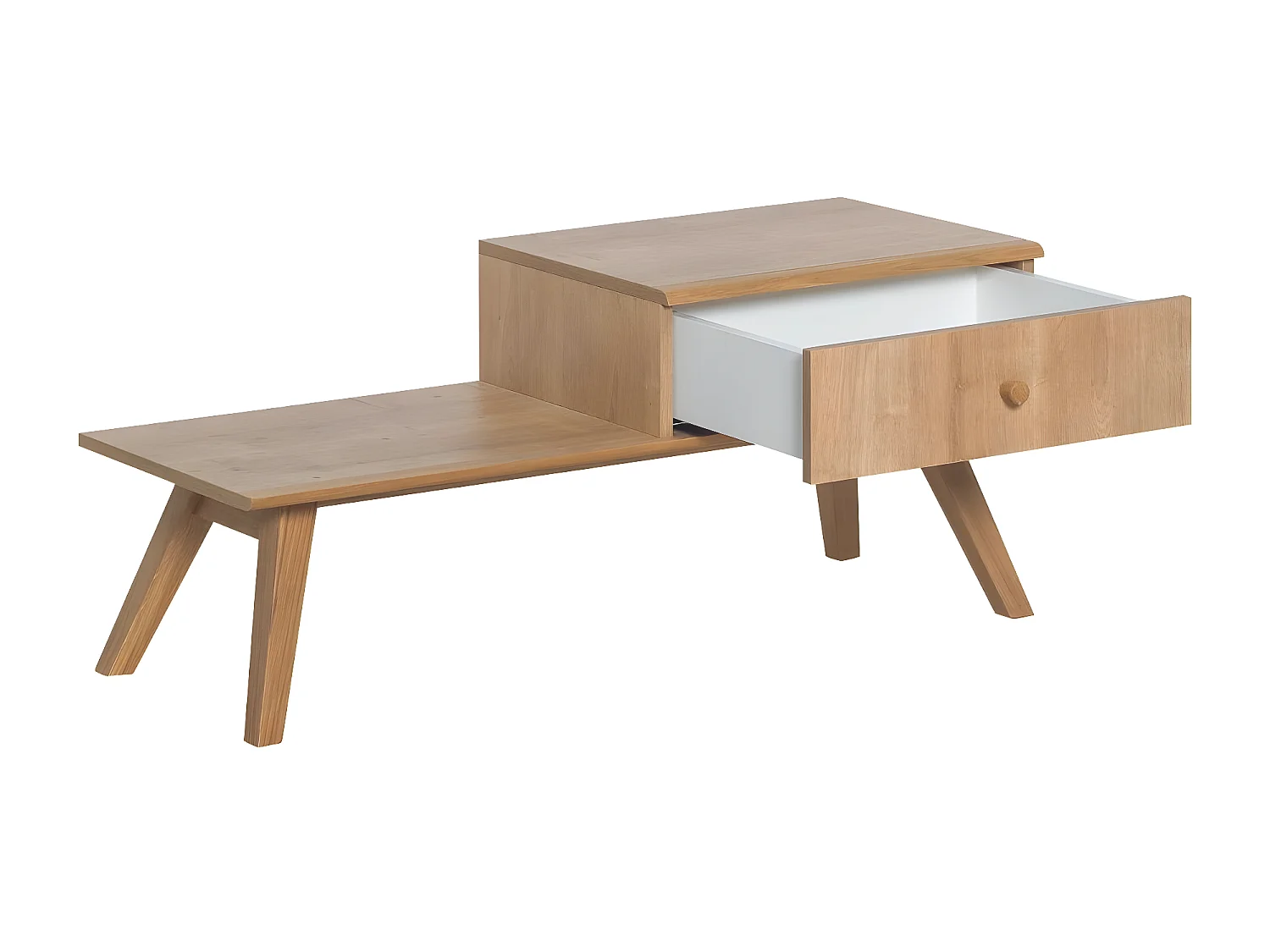 Banc avec tiroir et coussin - L100 x H43 x P40 cm