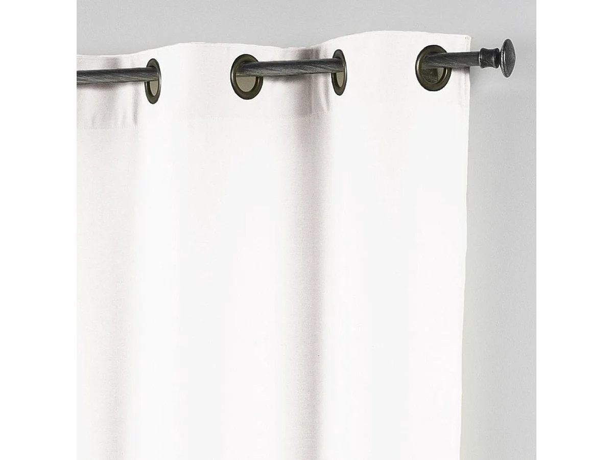 Rideau à Oeillets "Essentiel" 140x280cm Blanc