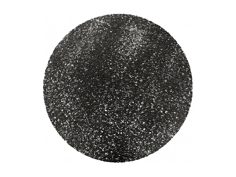 Set de Table Rond "Tortilla" 38cm Noir