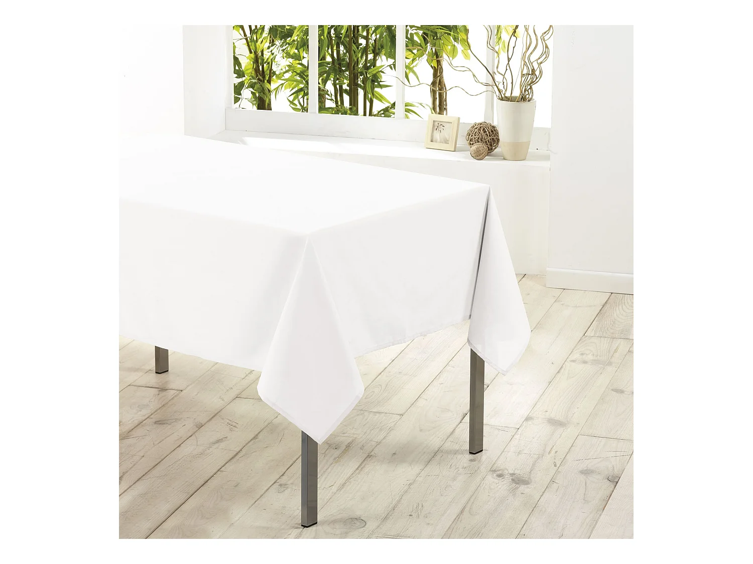 Mantel rectangular liso Essentiel