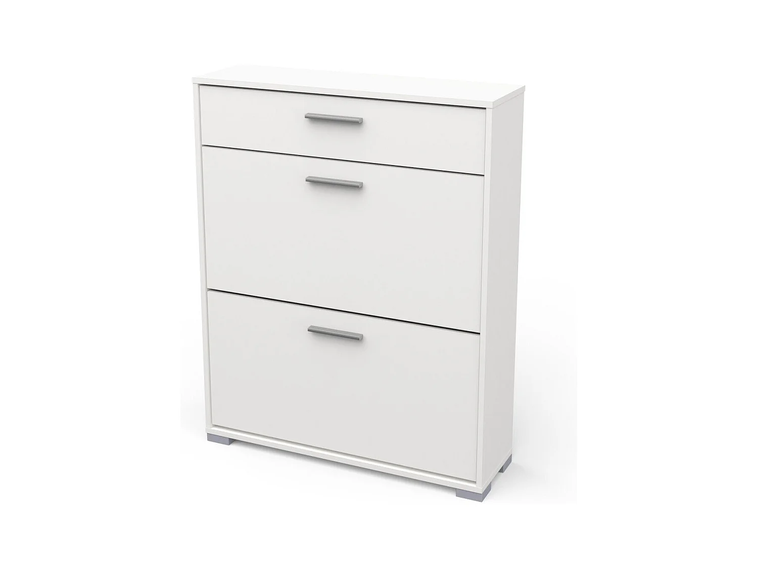 Rangement chaussures 2 abattants et 1 tiroir L80,8 cm - IZZY