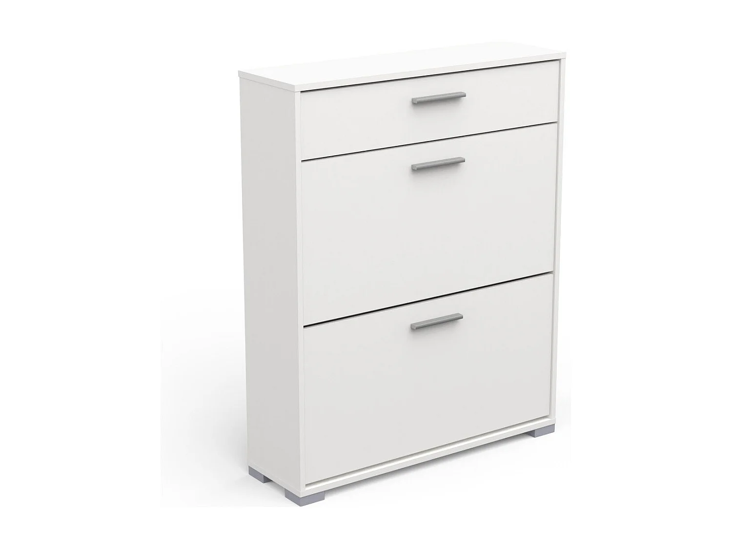 Rangement chaussures 2 abattants et 1 tiroir L80,8 cm - IZZY