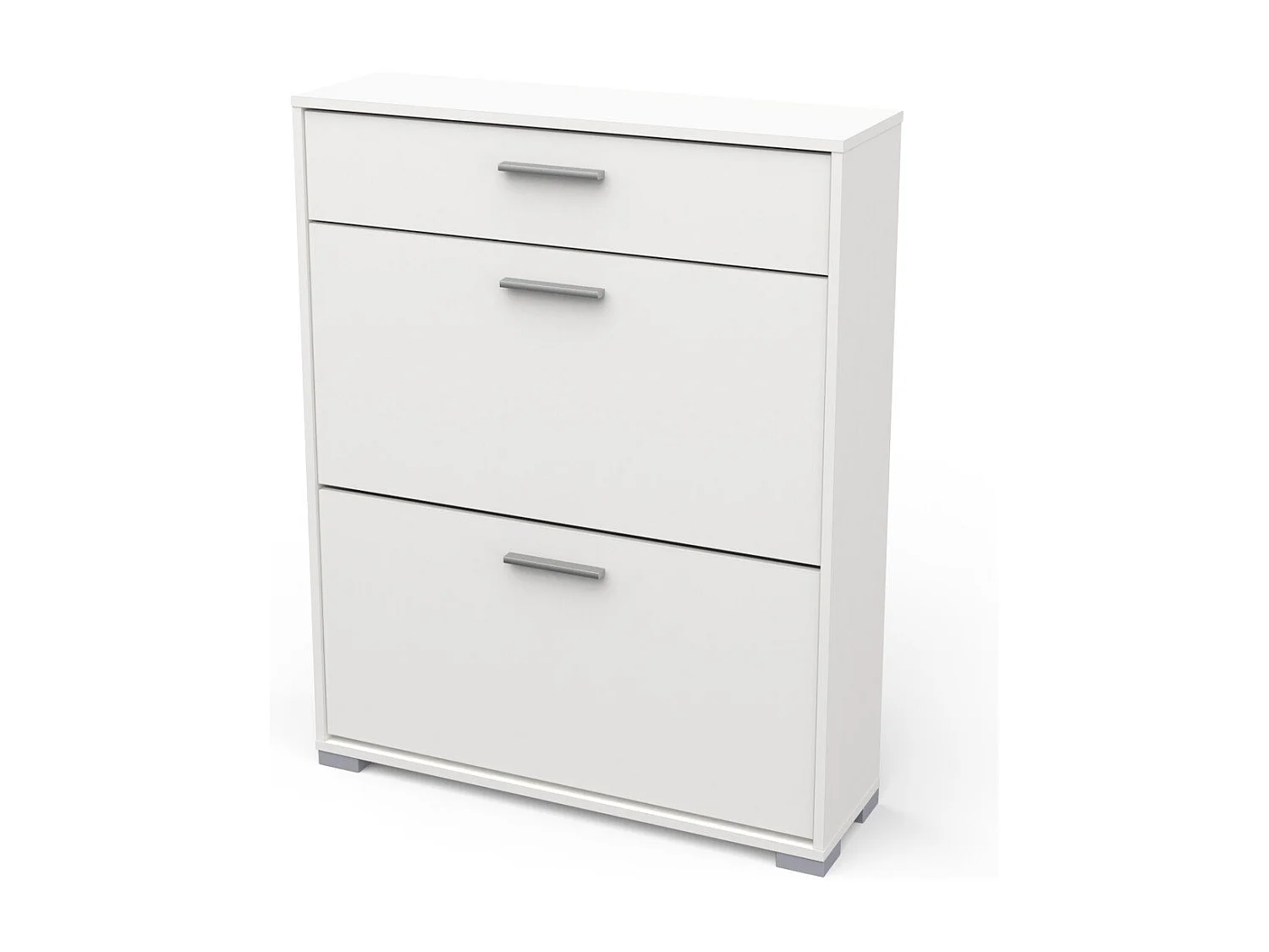 Rangement chaussures 2 abattants et 1 tiroir L80,8 cm - IZZY