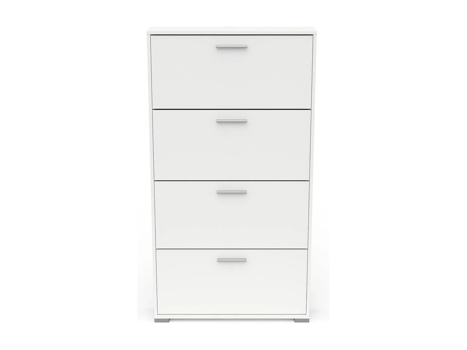 Schuhregal mit 4 Klappen - L80,8 cm