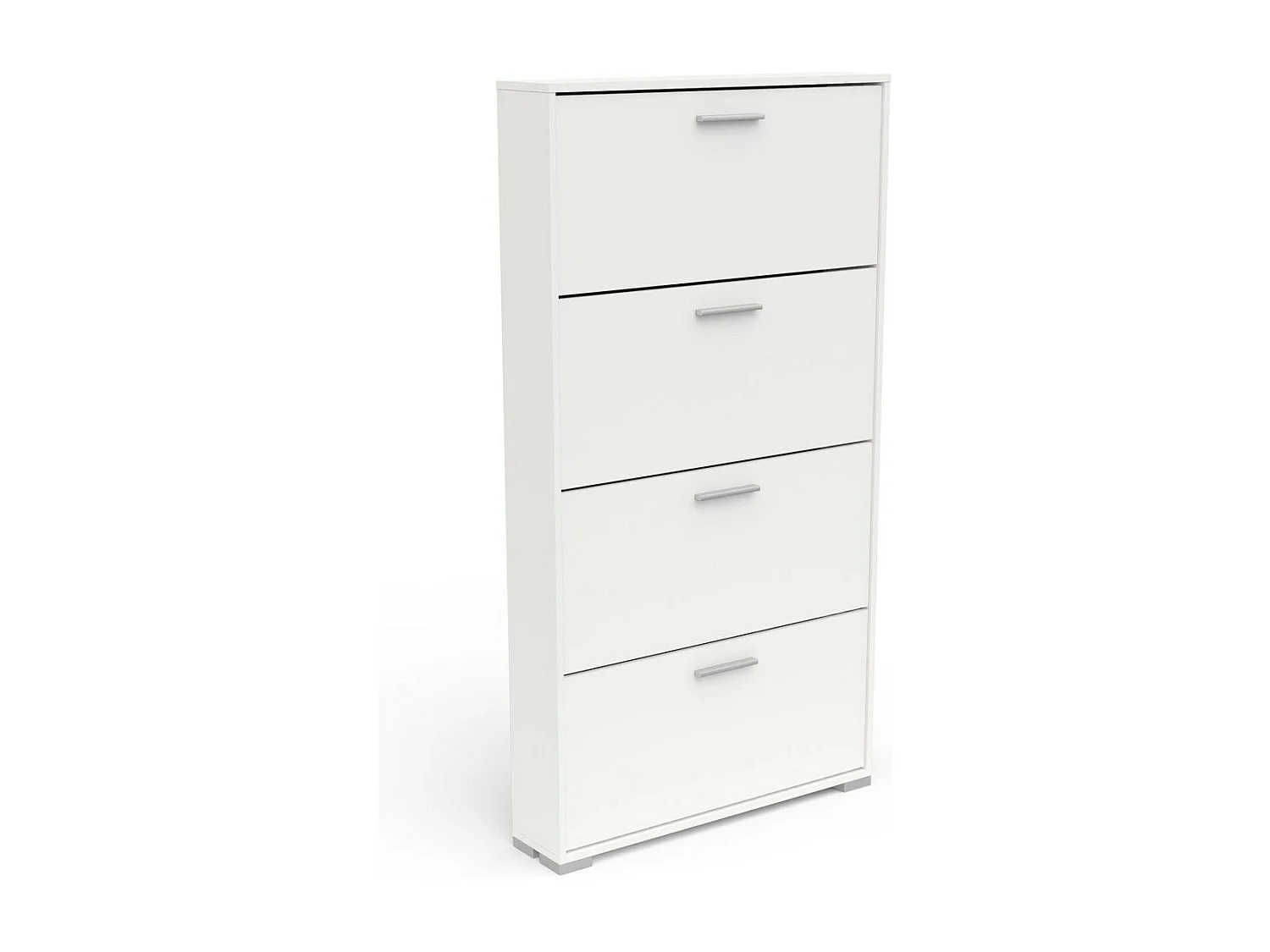 Schuhregal mit 4 Klappen - L80,8 cm