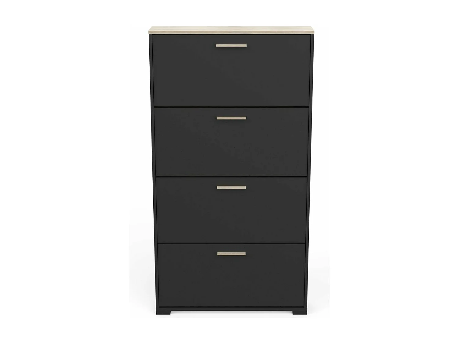 Meuble à chaussures 4 abattants - L80,8 cm