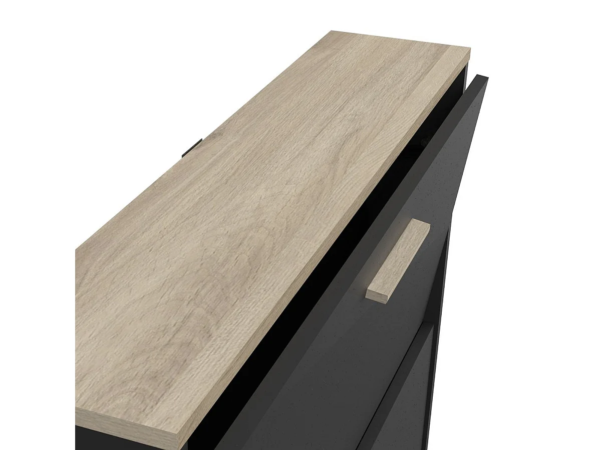 Meuble à chaussures 4 abattants - L80,8 cm