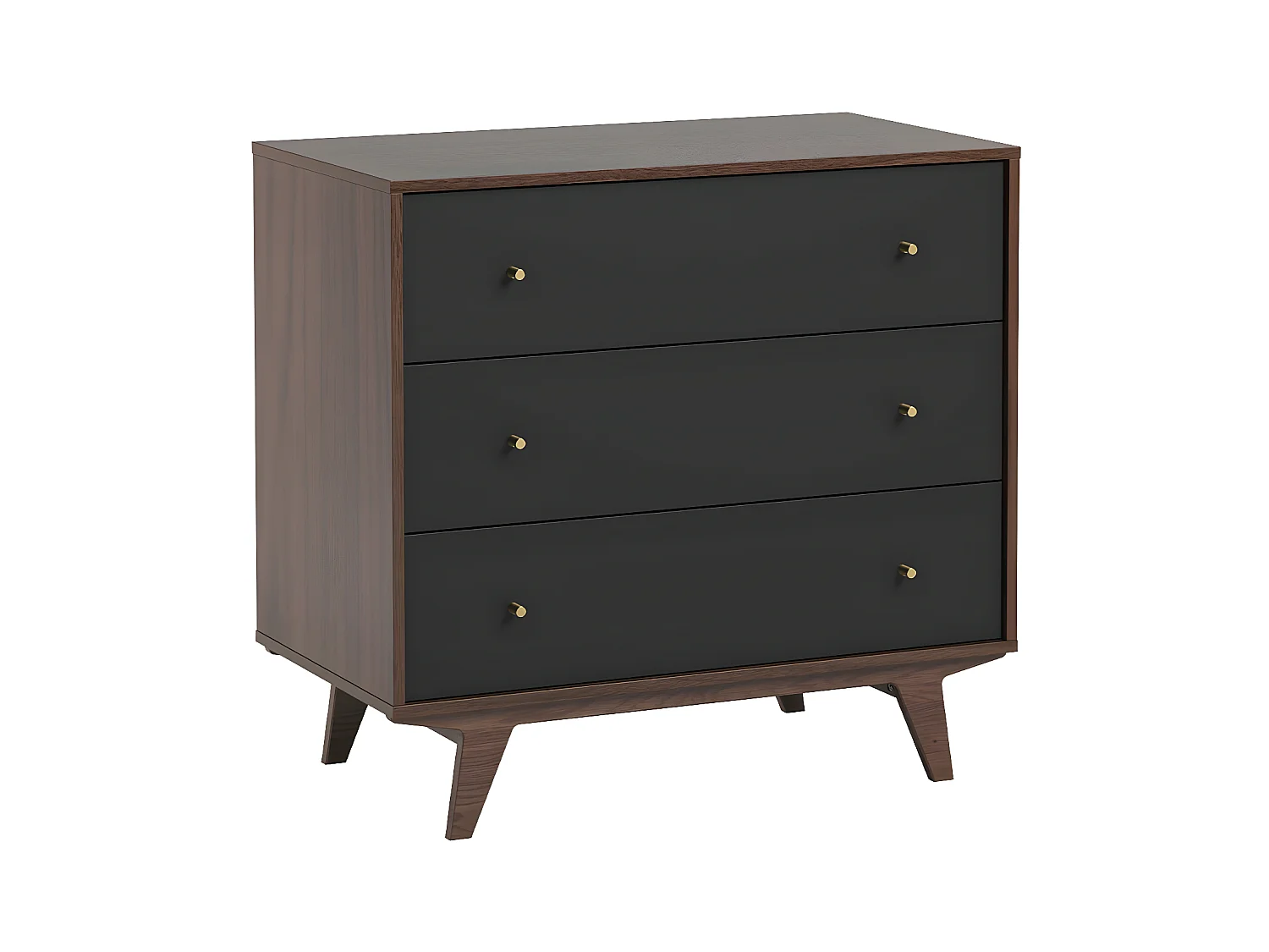 Commode 3 tiroirs Mid - L90 cm