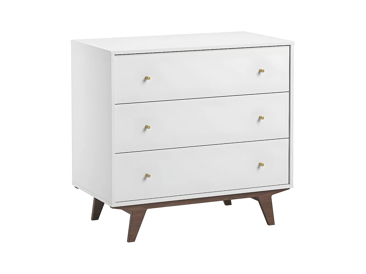 Commode 3 tiroirs Mid - L90 cm
