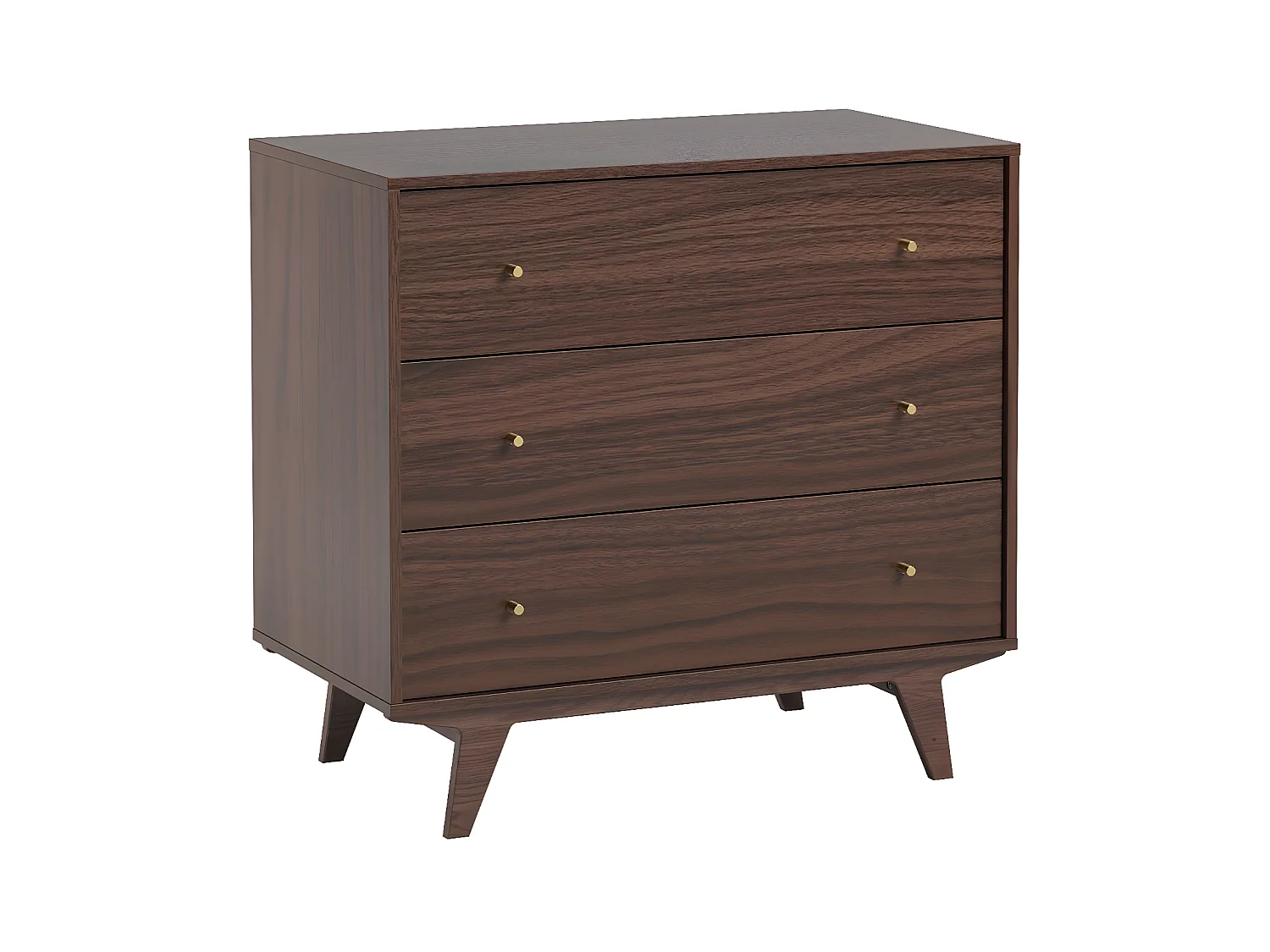 Commode 3 tiroirs Mid - L90 cm