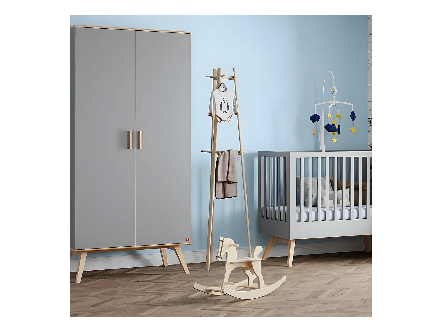 Armoire 2 portes H207,5 cm - Nautis