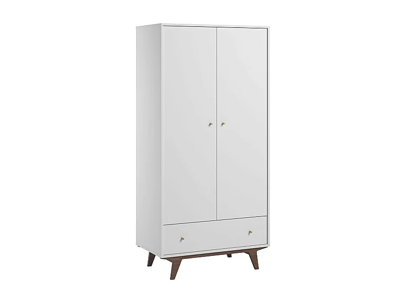 Armoire 2 portes 1 tiroir Mid - H185 cm