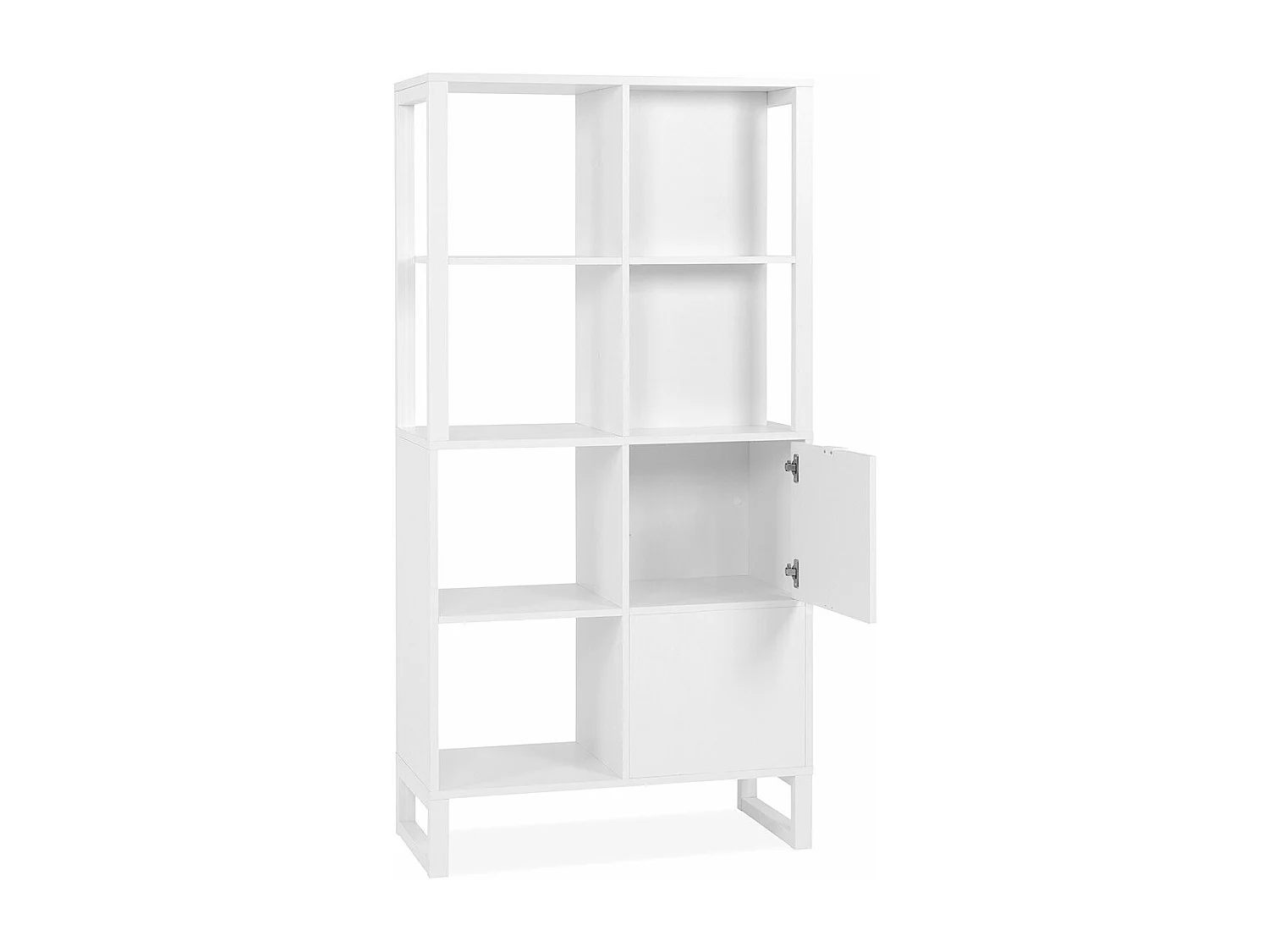 Scaffale a 2 ante, 4 nicchie - L83,5 cm