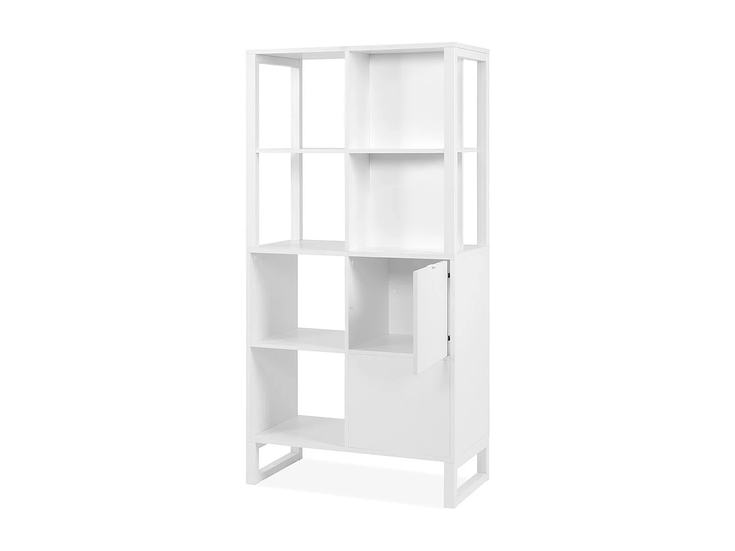 Scaffale a 2 ante, 4 nicchie - L83,5 cm