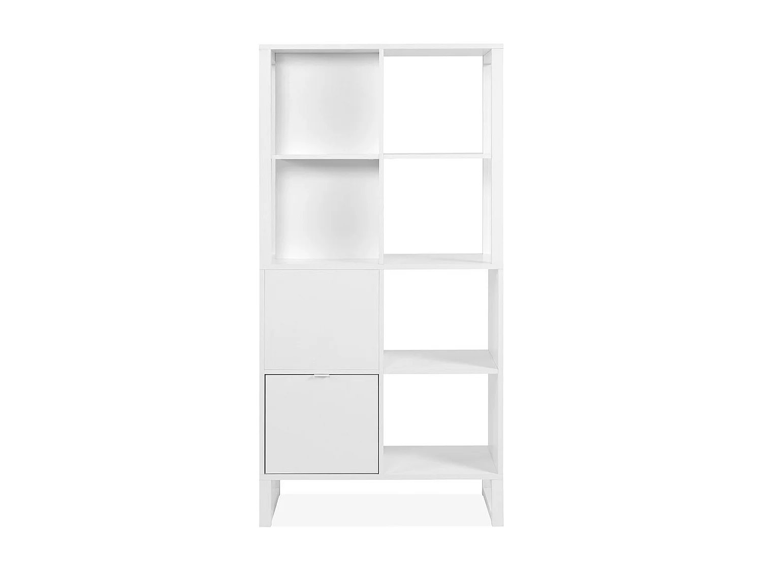 Scaffale a 2 ante, 4 nicchie - L83,5 cm