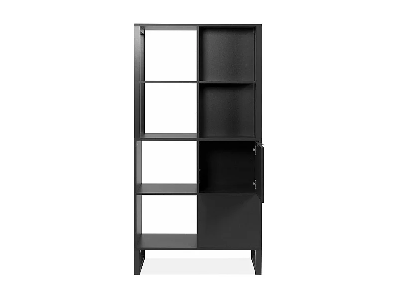 Scaffale a 2 ante, 4 nicchie - L83,5 cm