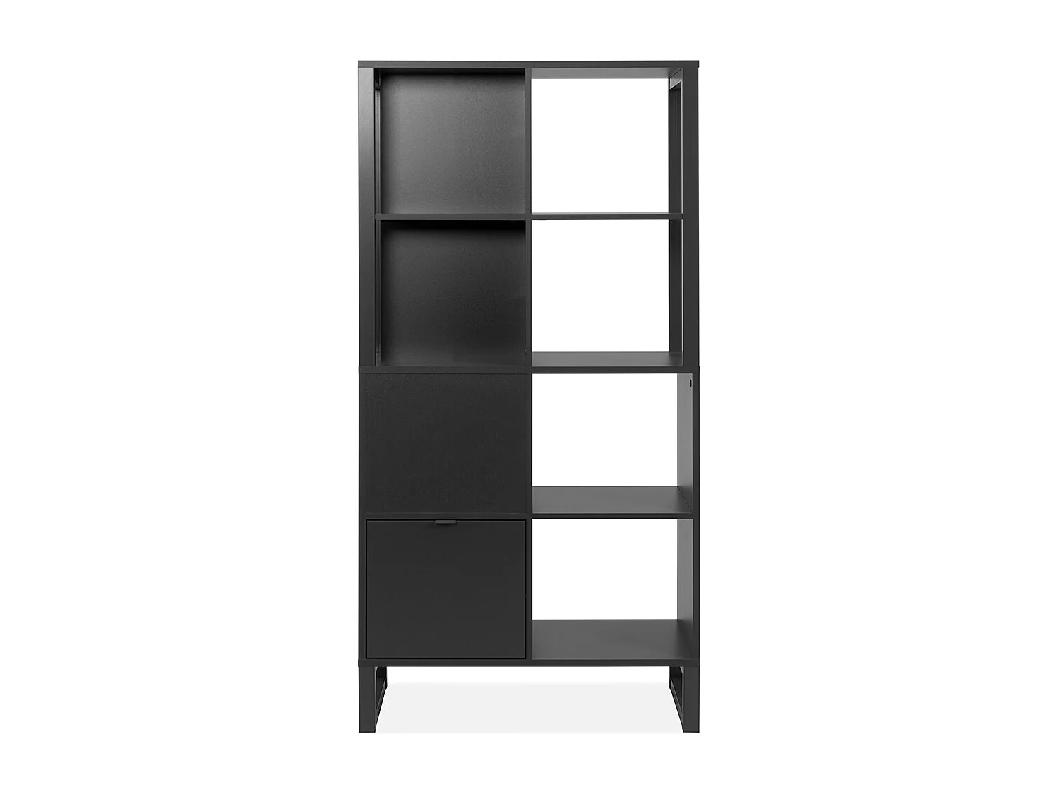 Scaffale a 2 ante, 4 nicchie - L83,5 cm