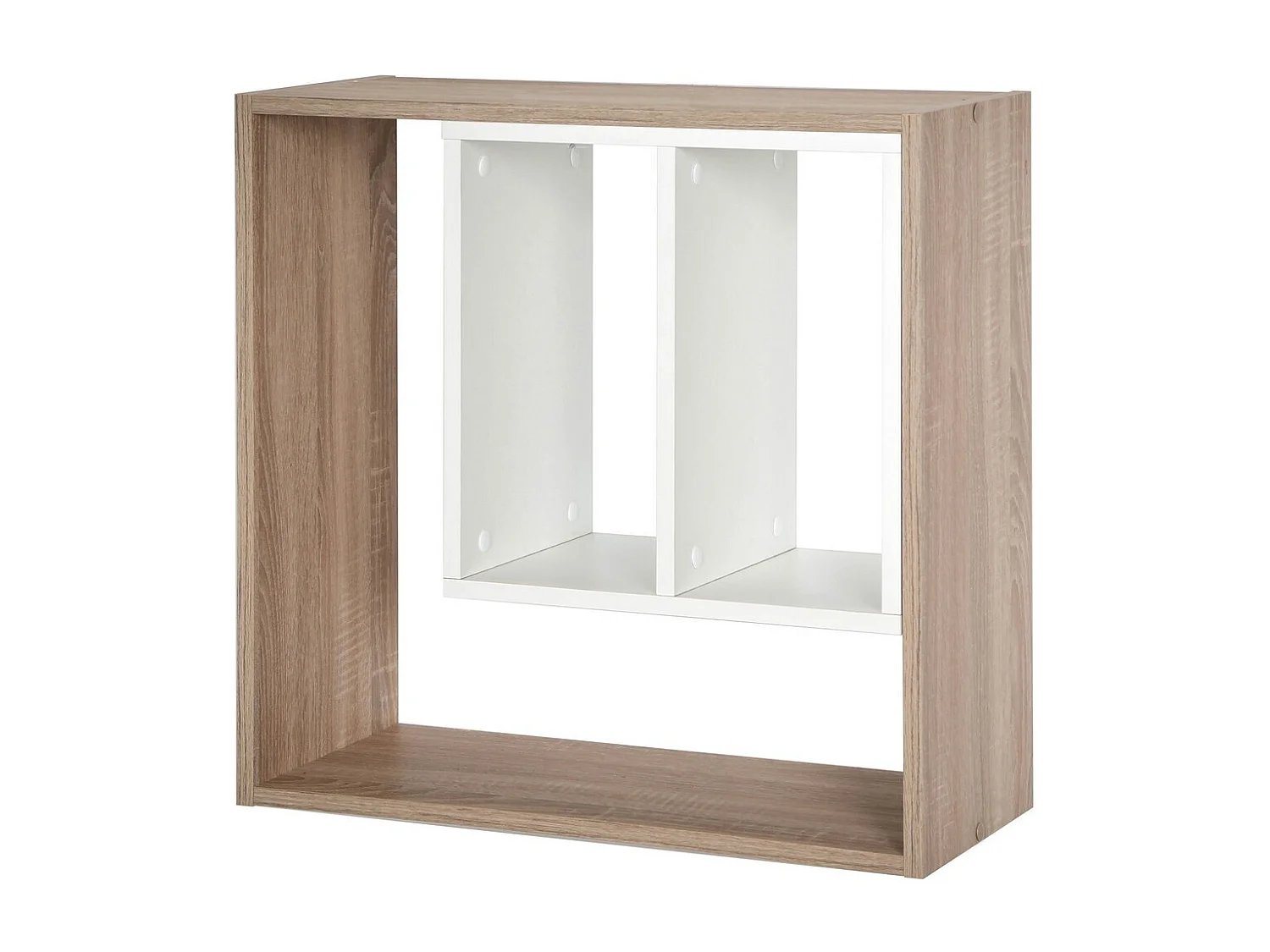 Etagère murale avec rangements Soest 3 - L58,3 x H 58,6 cm