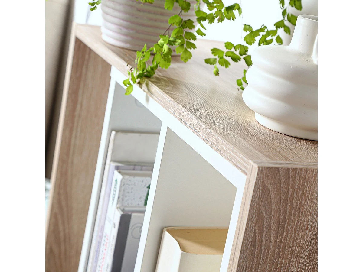 Etagère murale avec rangements Soest 3 - L58,3 x H 58,6 cm