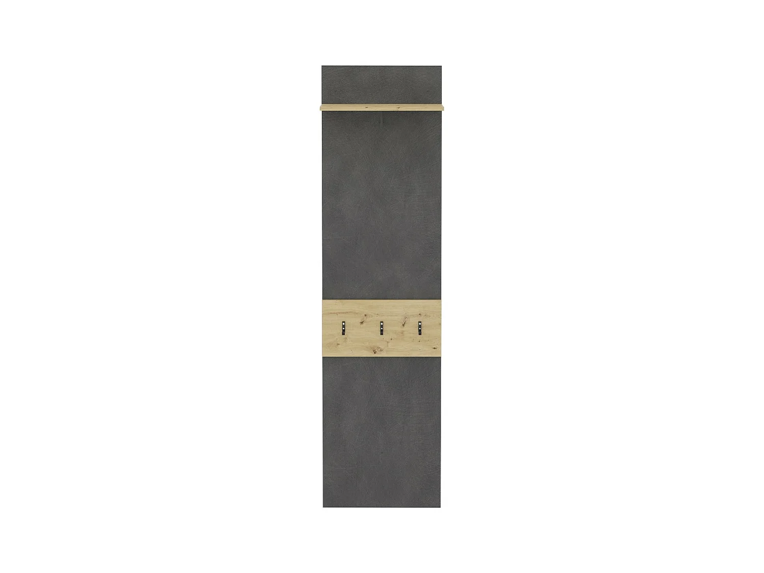 Garderobe mit 1 Regal und 3 Haken Verona 3 - H188 cm