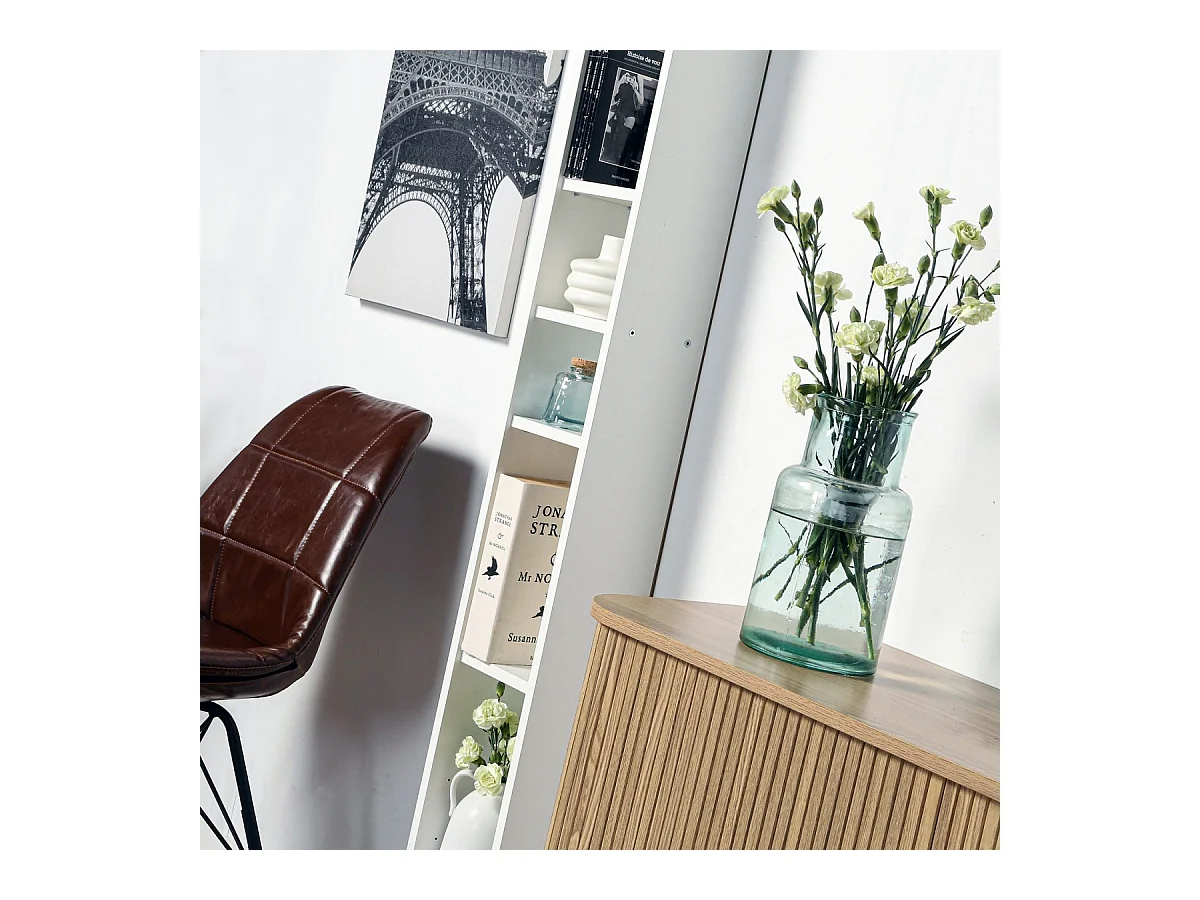 Scaffale salvaspazio 11 livelli Hallo - H185 cm