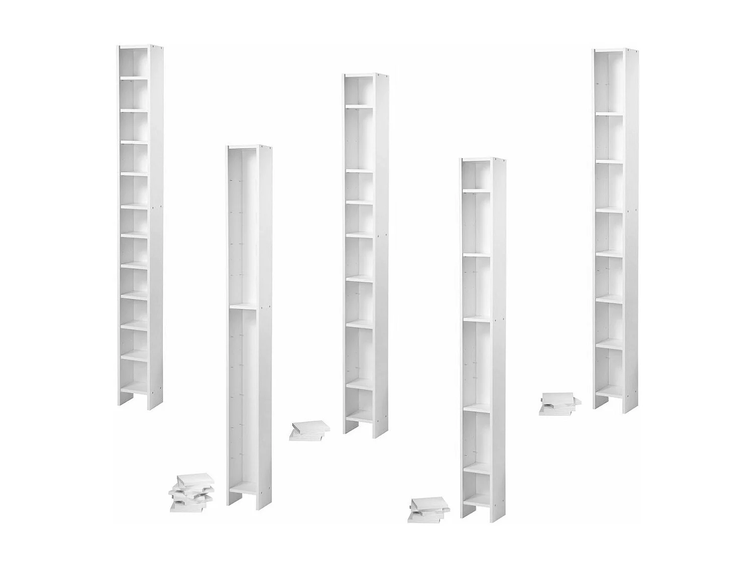 Etagère gain de place 11 niveaux Hallo - H185 cm