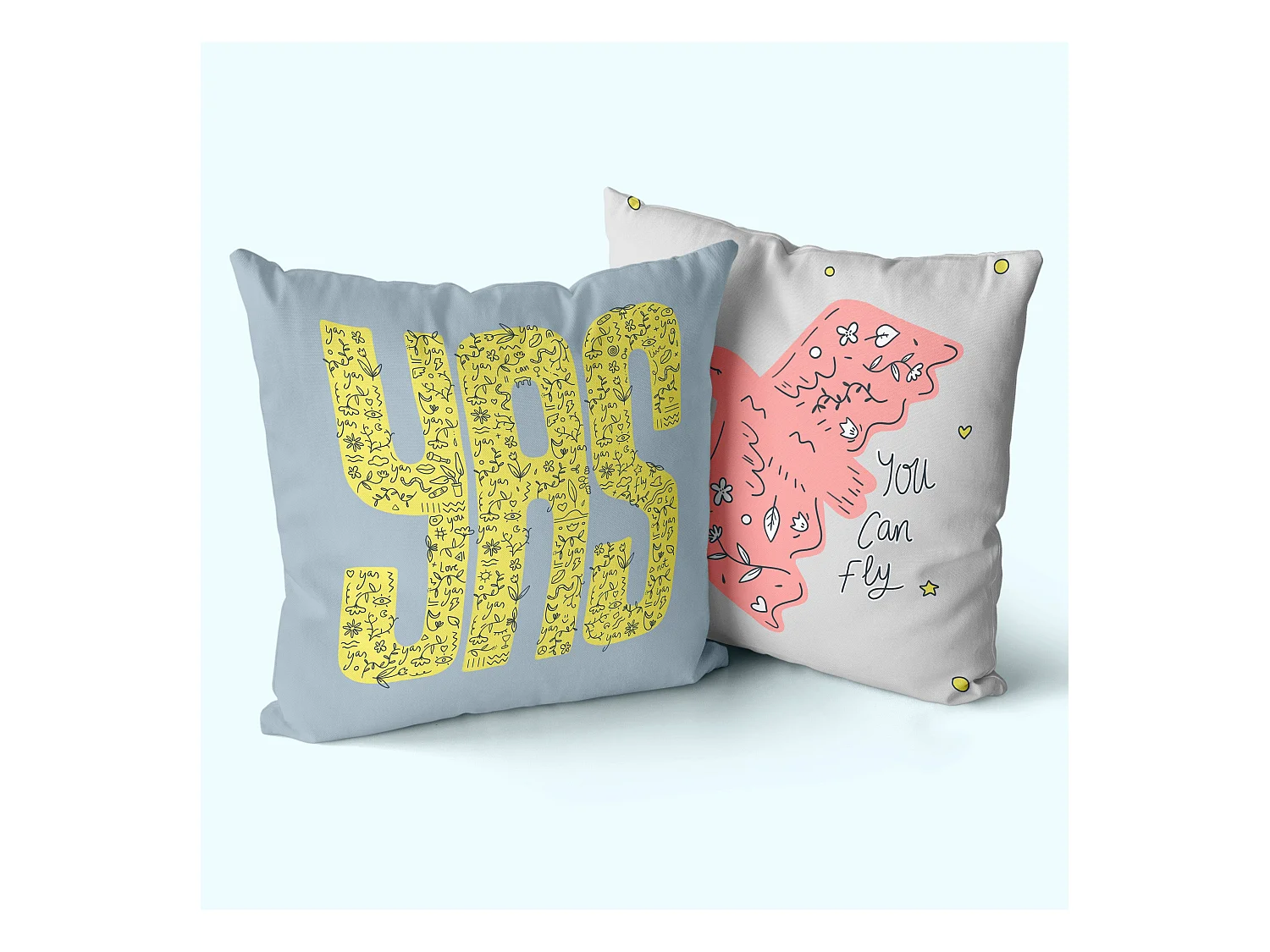 Funda de cojín decorativo 50x50 (Pack de 2) cm Yas