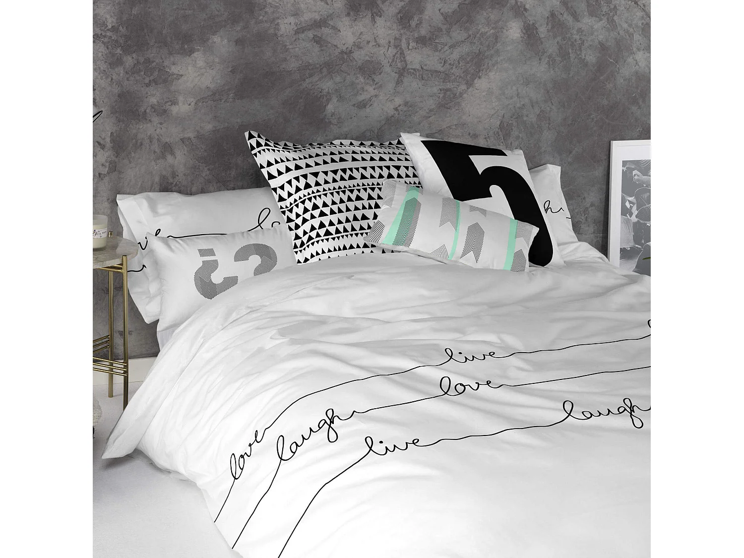 Housse de coussin 50x50 + 50x30 cm Five