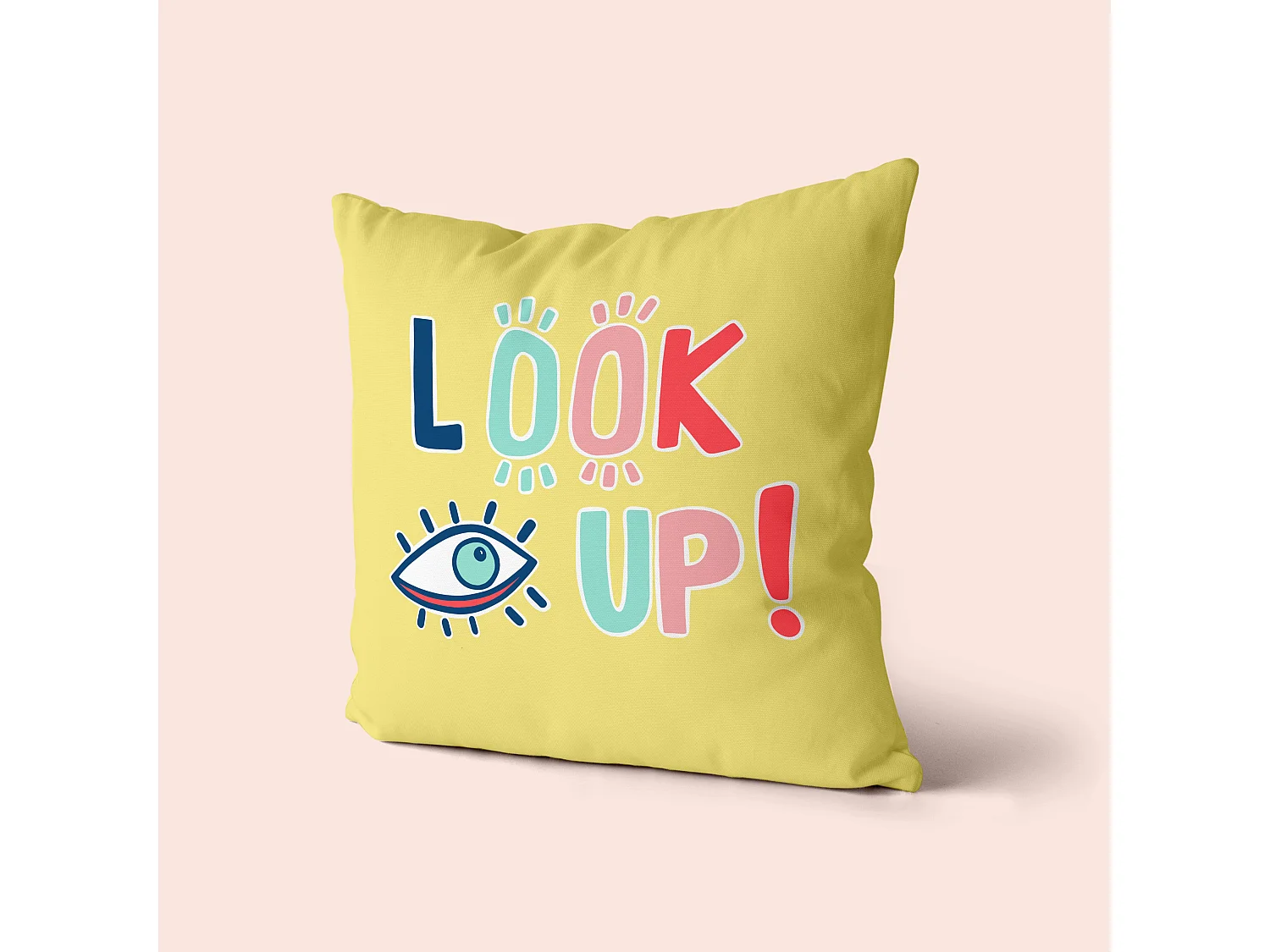 Funda de cojín decorativo 50x50 (Pack de 2) cm Look up