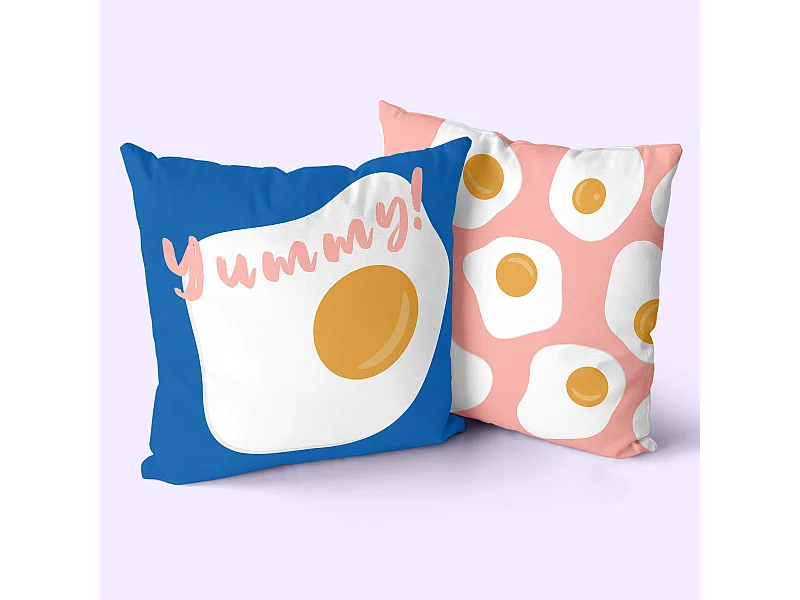 Dekorative kissenbezug 50x50 cm (2er Pack) Yummy