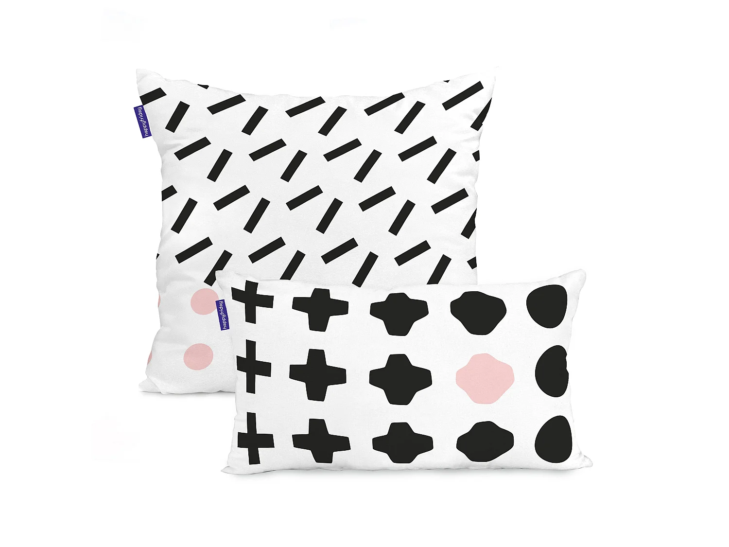 Housse de coussin 50x50 + 50x30 cm Blush