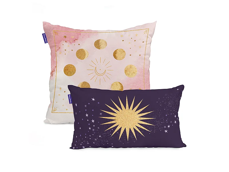 Kissenbezug 50x50 + 50x30 cm Ultraviolet