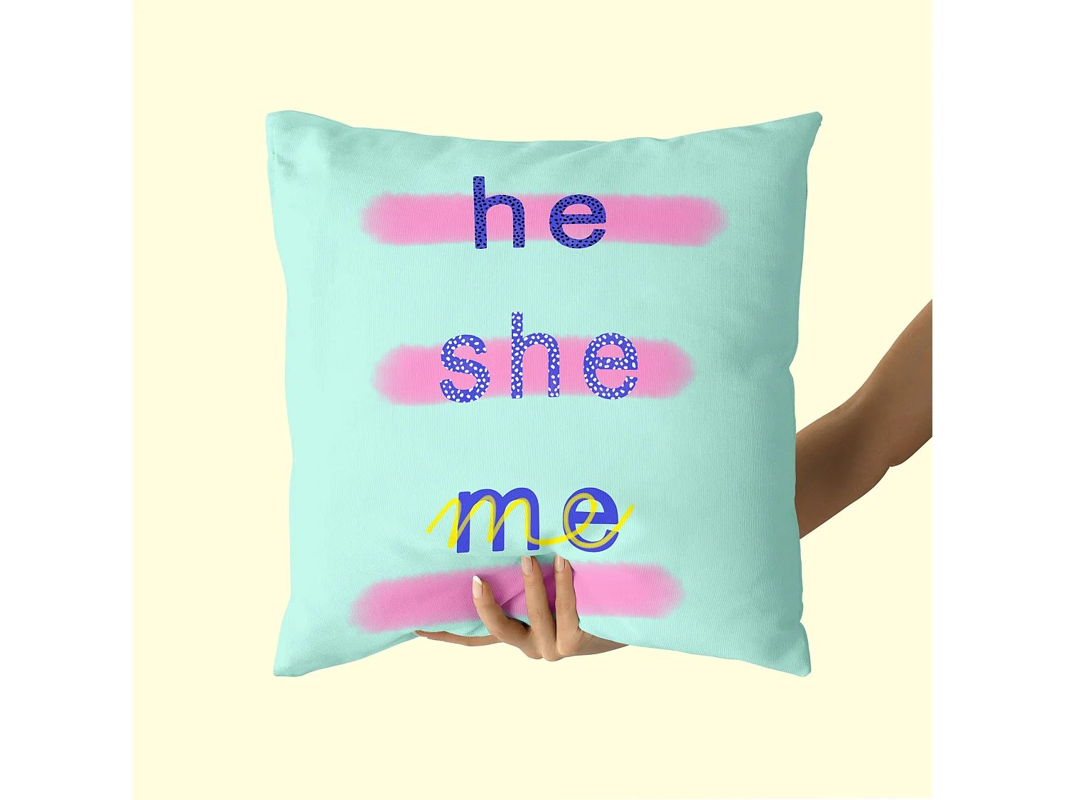 Dekorative kissenbezug 50x50 cm (2er Pack) Me